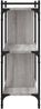 Bücherregal | Standregal 3 Böden Grau Sonoma 76x32x88 cm Holzwerkstoff Bild 5