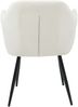 6er Set Sesselstuhl Lia - Samtvelour Creme Bild 5