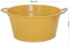 colourliving Blumentopf Pflanztopf "Beat" rund aus Metall mit Kordelgriffen, Seitliche Kordelgriffe aus Naturmaterial für einfaches Tragen Bild 3