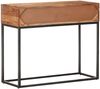vidaXL Konsolentisch 90x35x75 cm Raues Akazienholz 320917 Bild 4