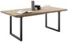 Kulissen-Esstisch >BROOKLYN< in Wildeiche geölt / Metall - 300x73x100 (BxHxT) Bild 3