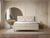 Boxspringbett Liztuko (Farbe: Verita 03, Füße: Chrom, Größe: 140 x 200) Bild 3