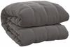 vidaXL Gewichtsdecke Stoff, 1 x Gewichtsdecke, Dunkelgrau, 155x220 cm, Stoff, 11 kg Bild 2
