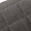vidaXL Gewichtsdecke Stoff, 1 x Gewichtsdecke, Dunkelgrau, 155x220 cm, Stoff, 11 kg Bild 4