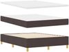 vidaXL Boxspringbett mit Kopfteil Dunkelbraun 200 x 160 cm Stoff 3344313 Bild 4