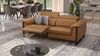 Sofanella 3-Sitzer Ledersofa Vienna Sitztiefenverstellung Couch in Schwarz Bild 3