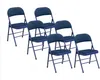 Vente-unique - ORTENSIA Stuhl Samt Blau - B 49 cm x H 79 cm x L 46 cm Bild 3