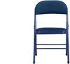 Vente-unique - ORTENSIA Stuhl Samt Blau - B 49 cm x H 79 cm x L 46 cm Bild 4
