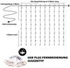 TUWENA LED-Lichterkette Lichtervorhang 3x3m LED Lichterkette, 300 LED Lichterketten mit 8 Modi Bild 2
