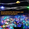 TUWENA LED-Lichterkette Lichtervorhang 3x3m LED Lichterkette, 300 LED Lichterketten mit 8 Modi Bild 3