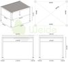 Weide E-Deluxe | elektrische Pergola mit LED | Voll Aluminium | 3 x 4 M | motorisiertes Lamellendach Ivory Sand Bild 5