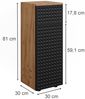 Vicco 'Irma' Midischrank, Holz, Anthrazit Gepunktet, 81 x 30 x 30 cm Bild 3