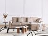 Linksseitiges Ecksofa KOHLO Stoff Taupe Linksseitig Bild 3