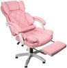 Schreibtischstuhl Design Bürostuhl TV Bürosessel Chefsessel Relax & Home Office Rosa Bild 2