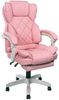Schreibtischstuhl Design Bürostuhl TV Bürosessel Chefsessel Relax & Home Office Rosa Bild 4