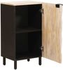 vidaXL Sideboard mit Tür Weiße gewaschene Oberfläche 40 x 33 x 75 cm 4017888 Bild 2