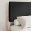 vidaXL Bettgestell mit gepolstertem Kopfteil Schwarz 120 x 190 cm 877926 Bild 3