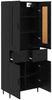 vidaXL Highboard 2 pcs Schwarz Eichen-Optik Holzwerkstoff 3416245 Bild 5