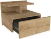 Vente-unique - AZELNO Bedside table Holz, Platte Beige - B 35 cm x H 32 cm x L 39,4 cm Bild 4