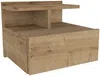 Vente-unique - AZELNO Bedside table Holz, Platte Beige - B 35 cm x H 32 cm x L 39,4 cm Bild 2