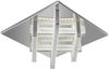 LED Deckenlampe, Chrom, L 30 cm Bild 4