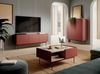 AX LIVING Kommode Schmal Hoch Orchis KD97 97cm Modern, Rot Ziegelrot Bild 3