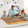 Puzzletisch mit 4 Schubladen Puzzle Board Holz 80 x 65cm Bild 2