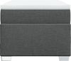 vidaXL Boxspringbett mit Matratze Dunkelgrau 80x200 cm Stoff 3285089 Bild 4