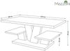 designimpex Couchtisch Design Viva Tisch Wohnzimmertisch 110x60x45 cm mit Ablagefläche Bild 4