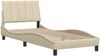 vidaXL Bettgestell ohne Matratze "Hanko" Creme 80x200 cm Stoff 3310354 Bild 4