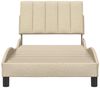 vidaXL Bettgestell ohne Matratze "Hanko" Creme 80x200 cm Stoff 3310354 Bild 5