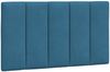 vidaXL Bett mit Matratze "Hanko" Blau 90x190 cm Samt 3208572 Bild 5