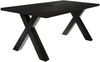 Esstisch ausziehbar Eike 7 140 x 90 x 75 Esszimmertisch Schwarzstahl 13439-140 Bild 3