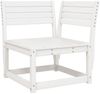 vidaXL Garten-Ecksofa Weiß 73x73x78 cm Massivholz Kiefer 844665 Bild 2