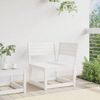 vidaXL Garten-Ecksofa Weiß 73x73x78 cm Massivholz Kiefer 844665 Bild 3