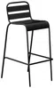 Vente-unique - MIRMANDE Garden dining set Metall Schwarz - B 56 cm x H 97 cm x L 57 cm Bild 2