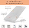Kids Collective Kinderbett Bodenbett Bett mit Rausfallschutz & Lattenrost Montessori Bett Kinder (weitere Größen 80x180, 90x190, 90x200, 120x200, 140x200 cm), Jugendbett Einzelbett mit Matratze Olivgrün Kiefer 80x160 cm Bild 3