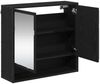 vidaXL Wandregal mit Regal Schwarz Eichen-Optik 65 x 20 x 60 cm 883613 Bild 5
