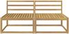 vidaXL Outdoor Mittelsofa Weiß 158 x 83 x 73 cm 901540 Bild 3