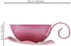 Viana Übertopf Metalltasse Ø16cm H9cm Deko Pink Tasse Unterteller 2er Set, 2 Stück Bild 4