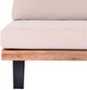 2er-Set Lounge-Sessel HWC-H54, Garten-Sessel, Spun Poly Akazie Holz FSC-zertifiziert Alu ~ hellbraun, Polster beige Bild 5