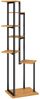 MC Star Blumenständer 7-Etagen Pflanzenständer, 130 cm hoch Blumenständer (Gestuftes Pflanzenregal aus Holz, mehrstöckig Hellbraun) Bild 4