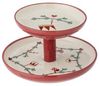 Bloomingville Etagere Weihnachts Yule, Steingut Bild 5