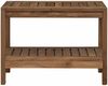 vidaXL Badezimmer Beistelltisch Natur 60 x 30 x 45 cm Massivholz Teak 42024271 Bild 3