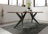 Baumtisch Akazie 140x90x76 natur lackiert Beine anthrazit glänzend FREEFORM 4 #12 Bild 4