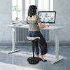 Ergonomischer Hochverstellbarer Arbeitshocker Büro Stehhocker Grau Bild 2
