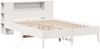 vidaXL Massivholzbett mit Regal ohne Matratze Weiß 160x200 cm Kiefer 3322826 Bild 3