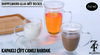 2er Set Doppelwandiges Thermoglas 250ml Teetassen Doppelwand Glas mit Deckel Henkel Kaffeetassen transparent Bild 2