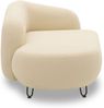 Gartenlounge Sofa 2-Sitzer Links Bratomila 177x79x105 Bezug in beige Bild 3