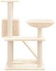 vidaXL Kratzbaum mit Sisal-Kratzsäulen Creme 82 cm 171666 Bild 4